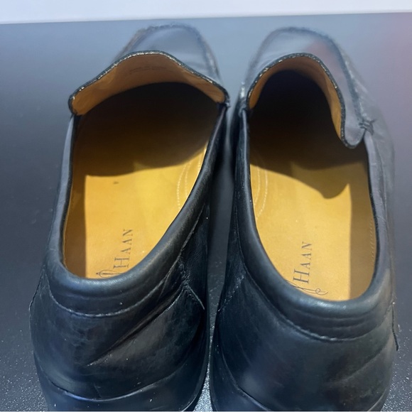 Cole Haan Classic Black Leather Slip-Ons Driving Loafers  Mens 11 - Picture 12 of 16